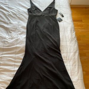 Lulu’s Melora black sleeveless Maxi Dress, Medium